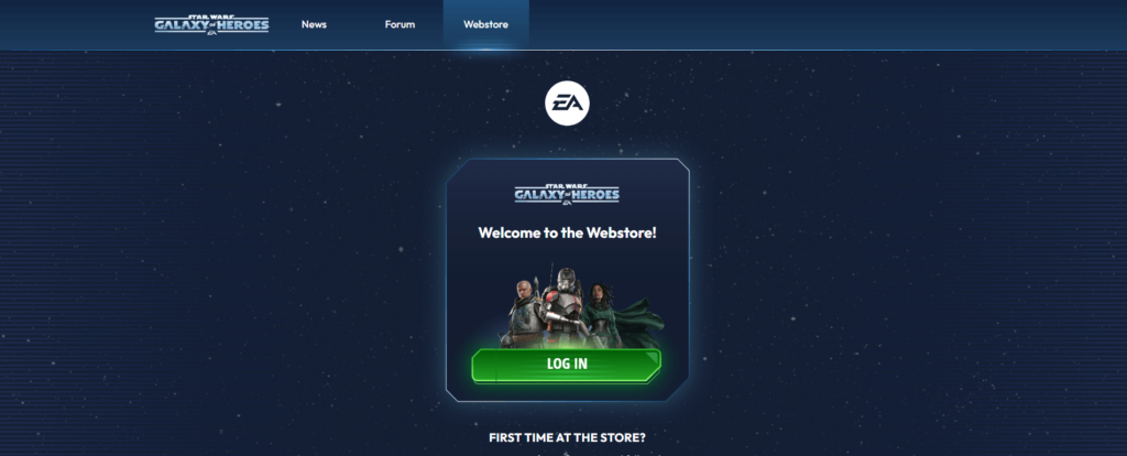 SWGOH Web Store 